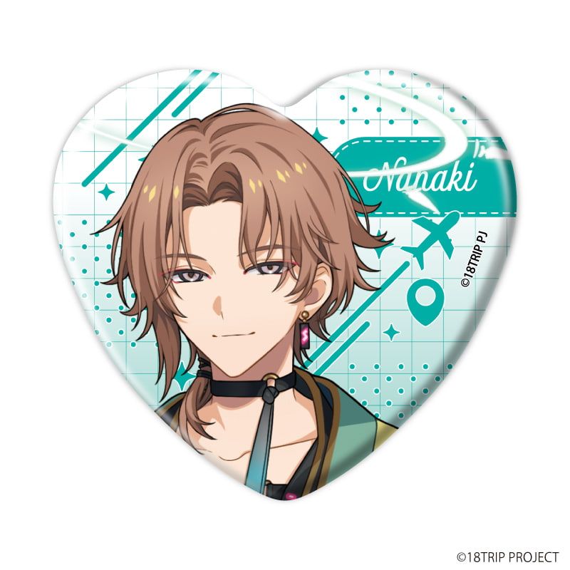 ハート型缶バッジ『18TRIP』05/ブラインド(10種)(公式イラスト)