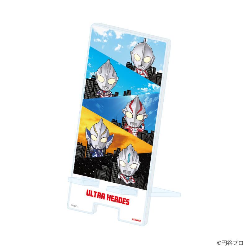 スマキャラスタンド「ウルトラマンシリーズ」02/集合デザイン(ミニキャライラスト)