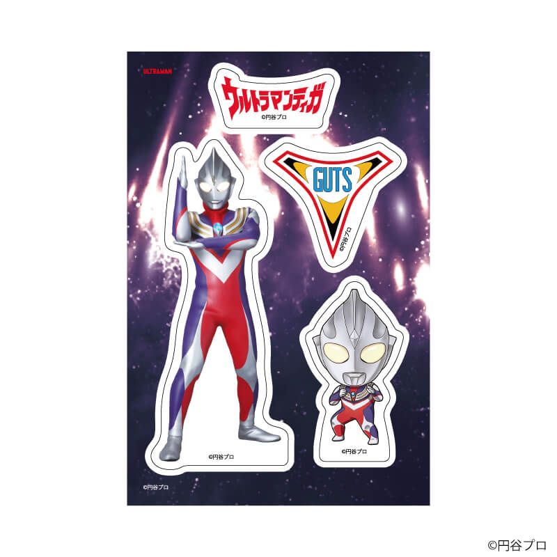 PETANTシール「ウルトラマンシリーズ」02/ウルトラマンティガ(公式&描き起こしイラスト)