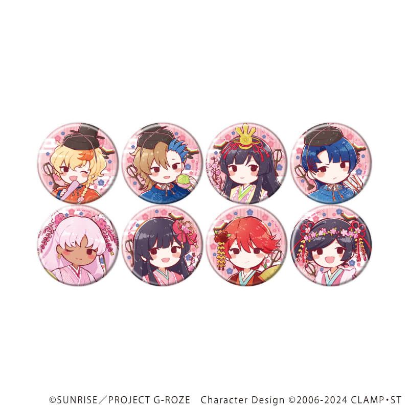 缶バッジ「コードギアス 奪還のロゼ」03/ひな祭りver.コンプリートセット(全8種)(グラフアートイラスト)