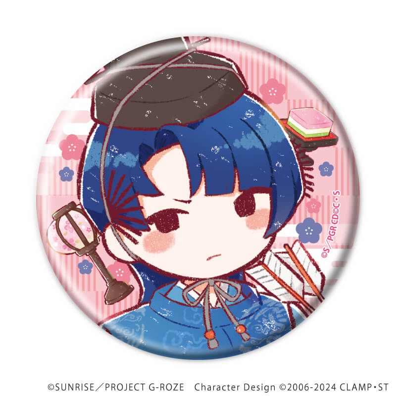 缶バッジ「コードギアス 奪還のロゼ」03/ひな祭りver.トレーディング(8種)(グラフアートイラスト)