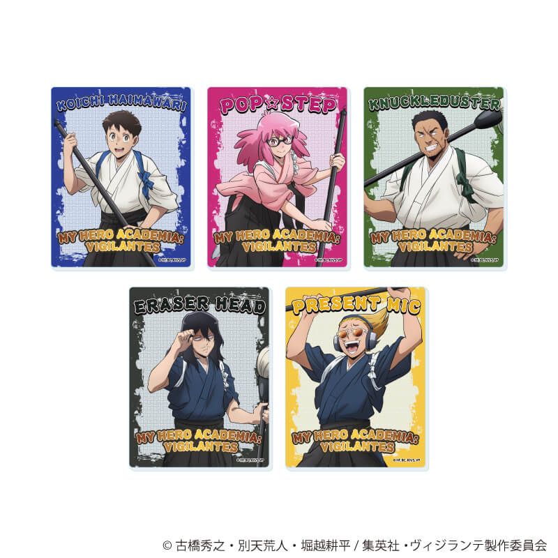 アクリルカード「ヴィジランテ -僕のヒーローアカデミア ILLEGALS-」01/トレーディング(5種)(描き下ろし)