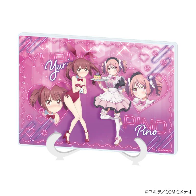 アクリルアートボード(A5サイズ)「邪神ちゃんドロップキック」03/花園ゆりね&ぴの ご当地ver. (描き下ろしイラスト)