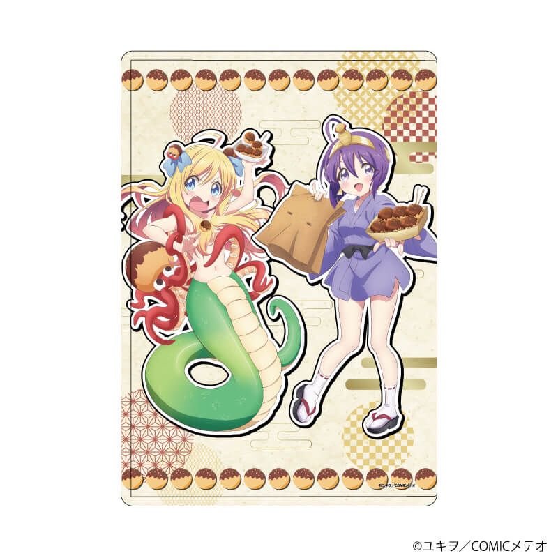 キャラクリアケース「邪神ちゃんドロップキック」10/邪神ちゃん&メデューサ ご当地ver. (描き下ろしイラスト)