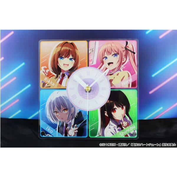TVアニメ「真夜中ハートチューン」 アクリル置時計