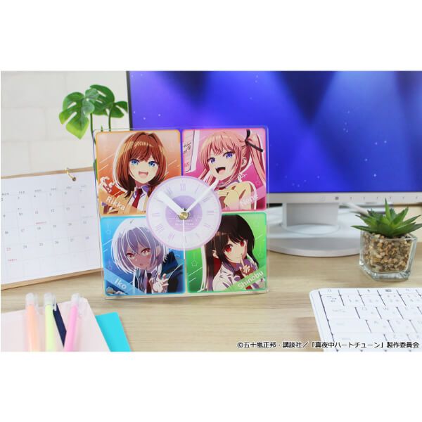 TVアニメ「真夜中ハートチューン」 アクリル置時計