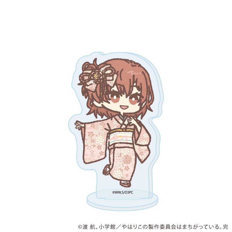 アクリルぷちスタンド「やはり俺の青春ラブコメはまちがっている。完」05/花見ver. コンプリートセット(全7種)(レトロアートイラスト)