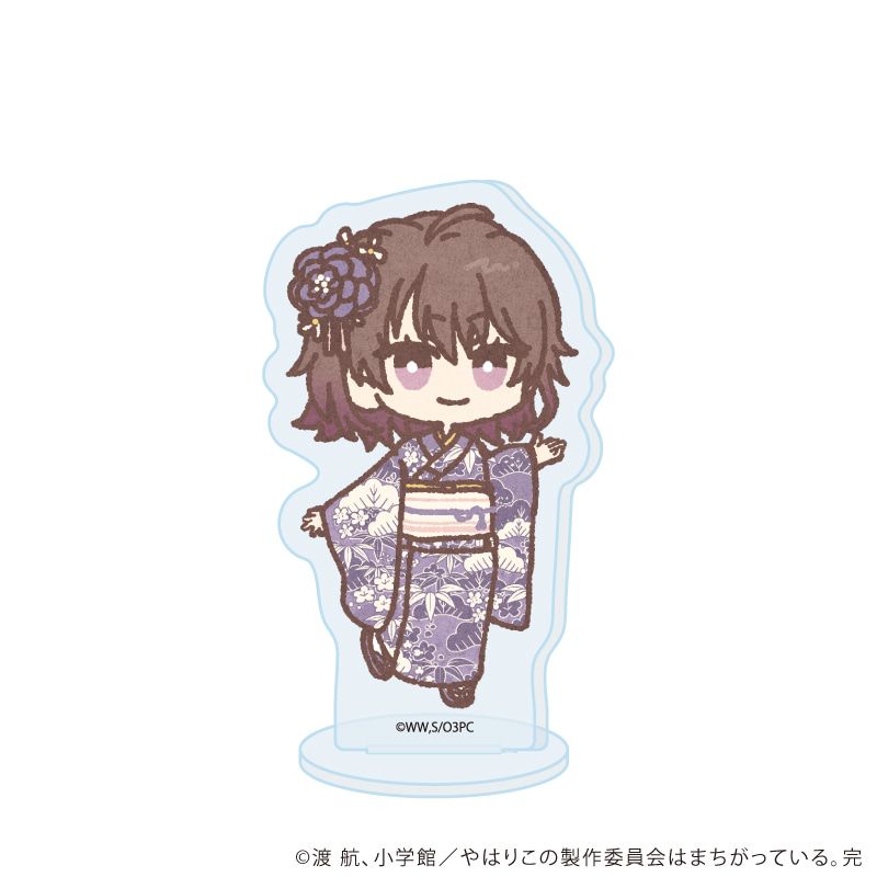 アクリルぷちスタンド「やはり俺の青春ラブコメはまちがっている。完」05/花見ver. コンプリートセット(全7種)(レトロアートイラスト)