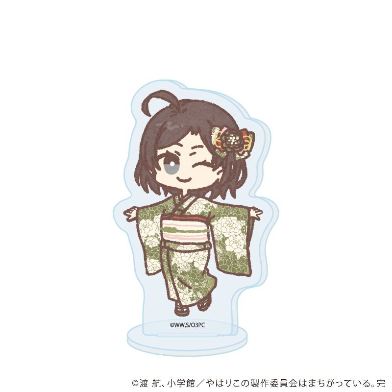 アクリルぷちスタンド「やはり俺の青春ラブコメはまちがっている。完」05/花見ver. ブラインド(7種)(レトロアートイラスト)