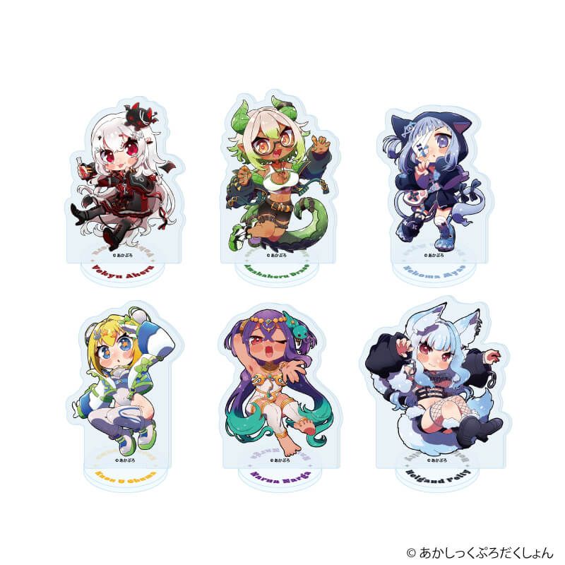 アクリルぷちスタンド「あかしっくぷろだくしょん」01/コンプリートセット(全6種)(公式イラスト)