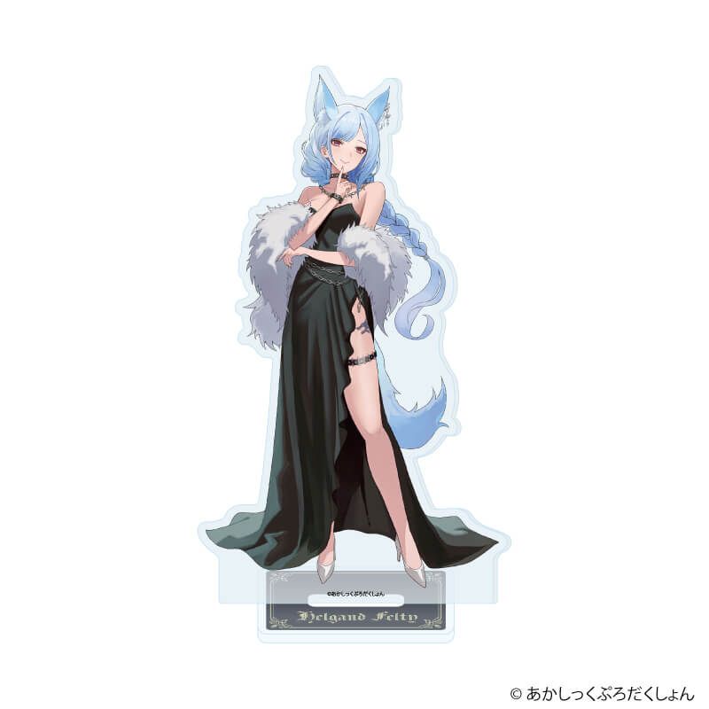 アクリルスタンド「あかしっくぷろだくしょん」17/ヘルガンド・フェルティ ドレスver.(描き下ろしイラスト)