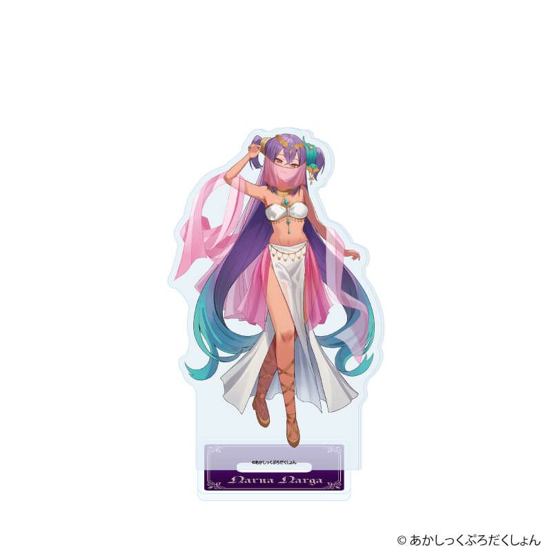 アクリルスタンド「あかしっくぷろだくしょん」16/ナーナ・ナルガ ドレスver.(描き下ろしイラスト)