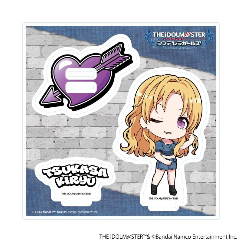アクリルスタンドプレート「アイドルマスター シンデレラガールズ」25/桐生つかさ デニム風衣装ver.(ミニキャライラスト)