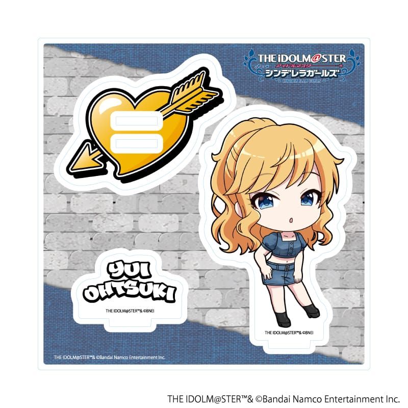 アクリルスタンドプレート「アイドルマスター シンデレラガールズ」24/大槻唯 デニム風衣装ver.(ミニキャライラスト)