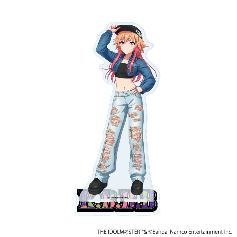 デカアクリルスタンド「アイドルマスター シンデレラガールズ」14/二宮飛鳥 デニム風衣装ver.(描き下ろしイラスト)