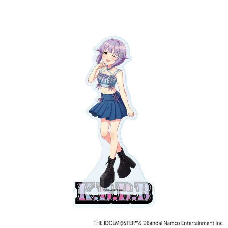 デカアクリルスタンド「アイドルマスター シンデレラガールズ」13/輿水幸子 デニム風衣装ver.(描き下ろしイラスト)