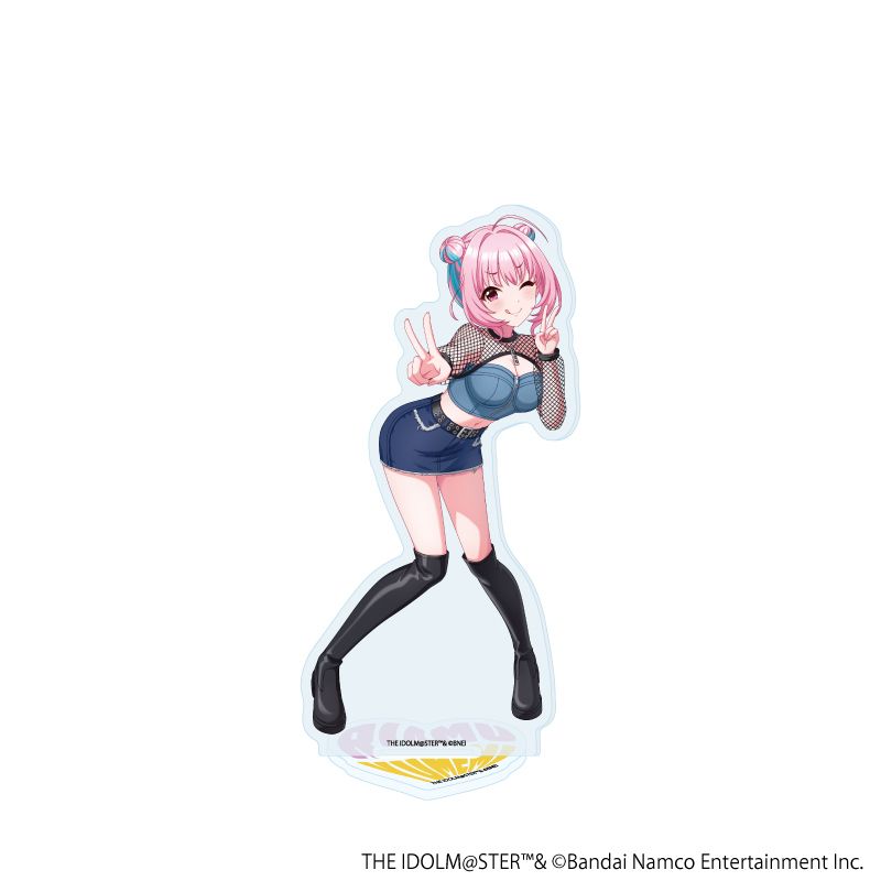 アクリルスタンド「アイドルマスター シンデレラガールズ」53/夢見りあむ デニム風衣装ver.(描き下ろしイラスト)