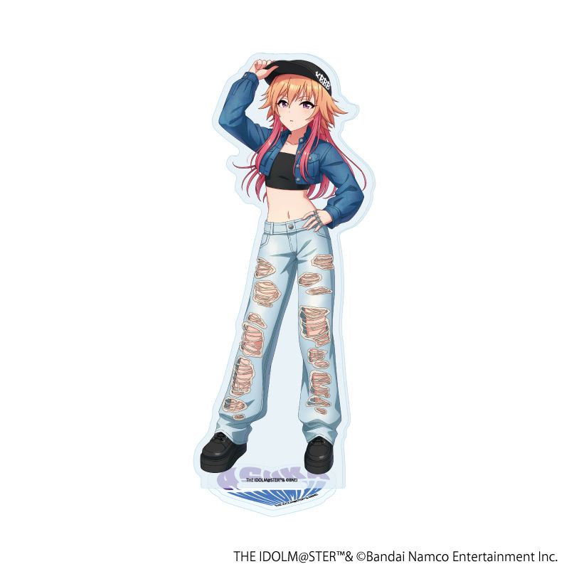 アクリルスタンド「アイドルマスター シンデレラガールズ」52/二宮飛鳥 デニム風衣装ver.(描き下ろしイラスト)