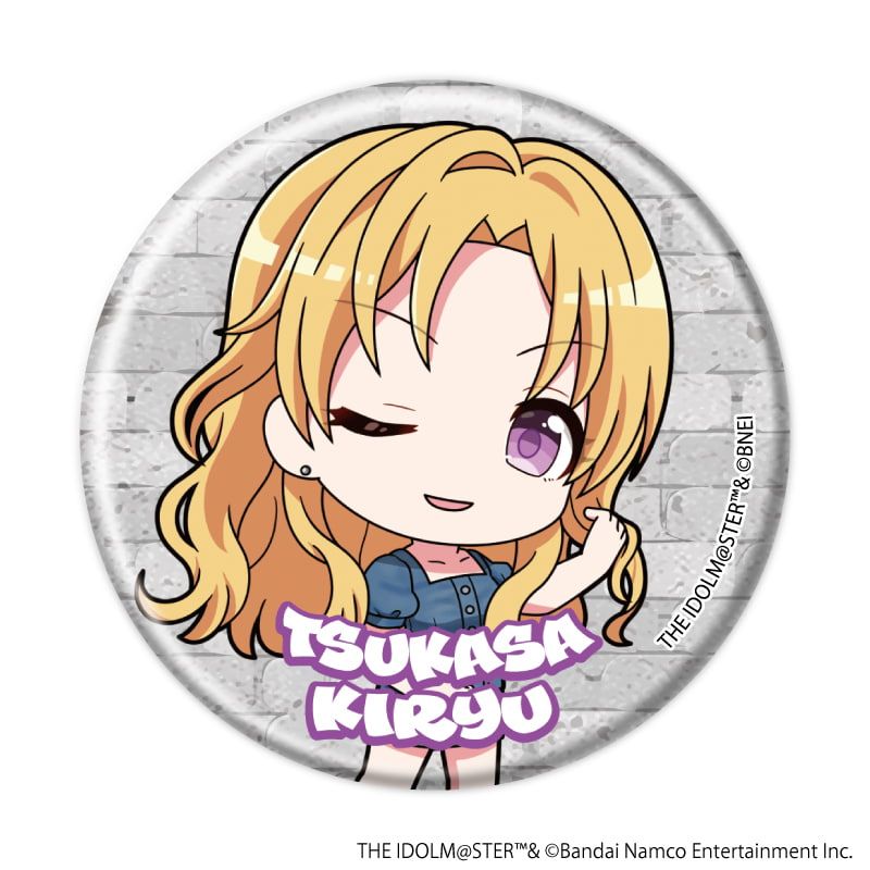 缶バッジ「アイドルマスター シンデレラガールズ」23/デニム風衣装ver. トレーディング(8種)(ミニキャライラスト)