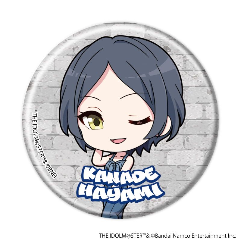 缶バッジ「アイドルマスター シンデレラガールズ」23/デニム風衣装ver. トレーディング(8種)(ミニキャライラスト)