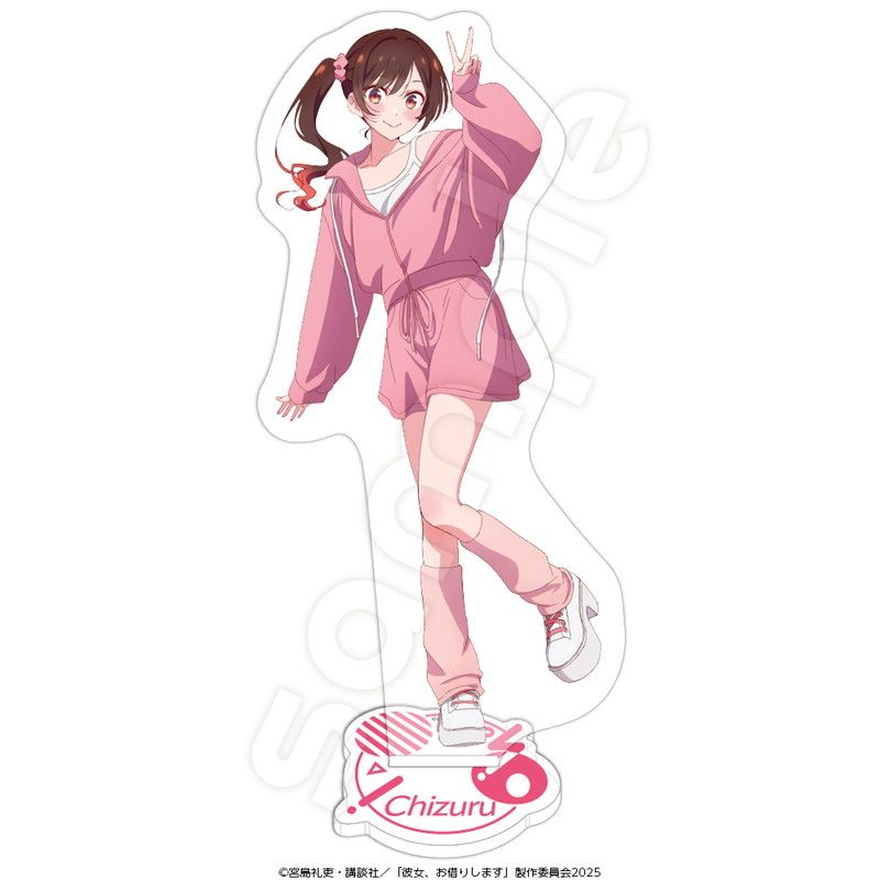 彼女、お借りします　描き下ろしアクリルスタンド　水原千鶴　パーカーver.