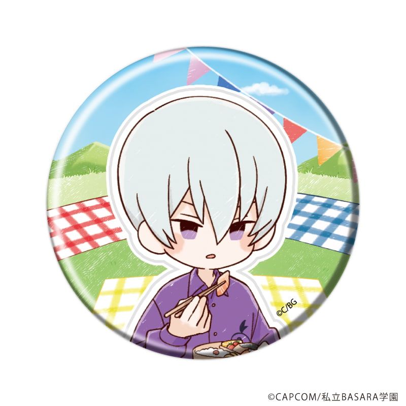 缶バッジ「学園BASARA」30/ピクニックver. ブラインド(7種)(グラフアートイラスト)