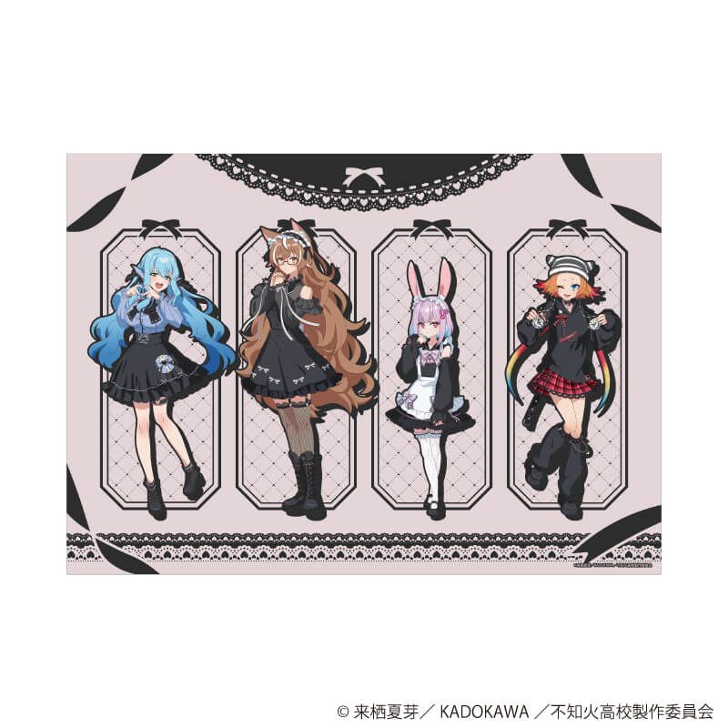 A3クリアポスター「TVアニメ『人外教室の人間嫌い教師』」01/集合デザイン(描き下ろしイラスト)