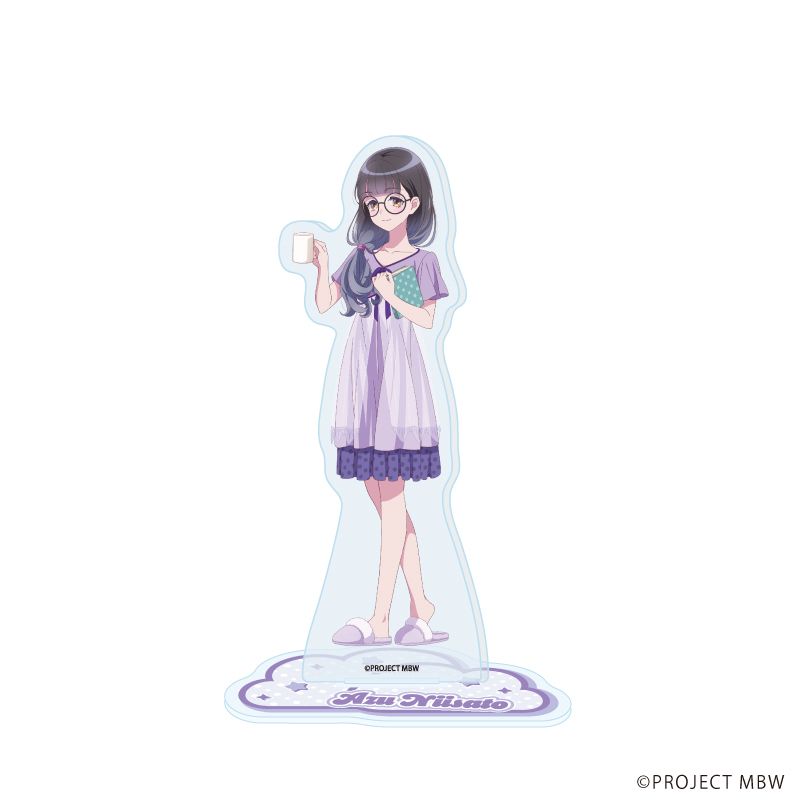 アクリルスタンド「前橋ウィッチーズ」17/新里アズ 水玉ルームウェアver.(描き下ろしイラスト)