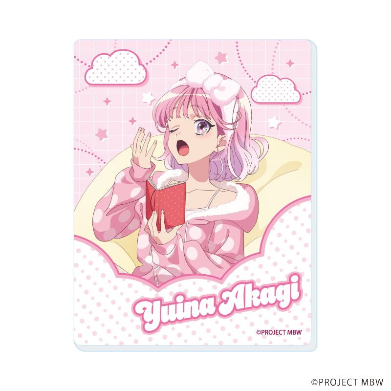 アクリルカード「前橋ウィッチーズ」03/水玉ルームウェアver. コンプリートセット(全5種)(描き下ろしイラスト)