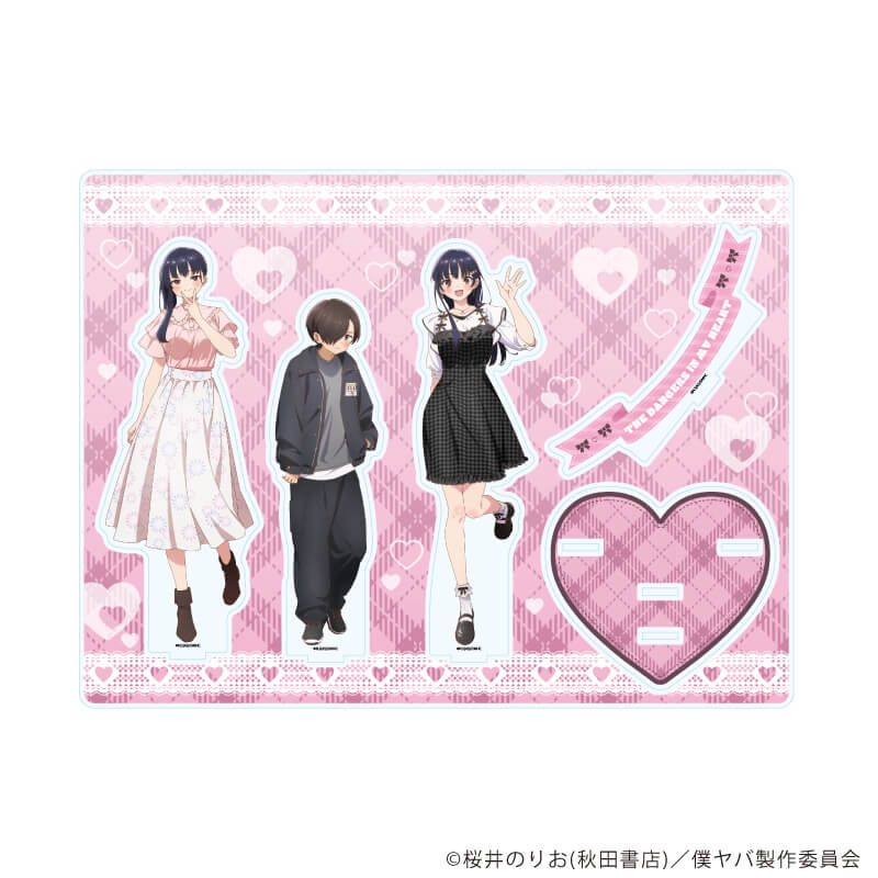 アクリルジオラマ「TVアニメ『僕の心のヤバイやつ』」01/集合デザイン(描き下ろしイラスト)