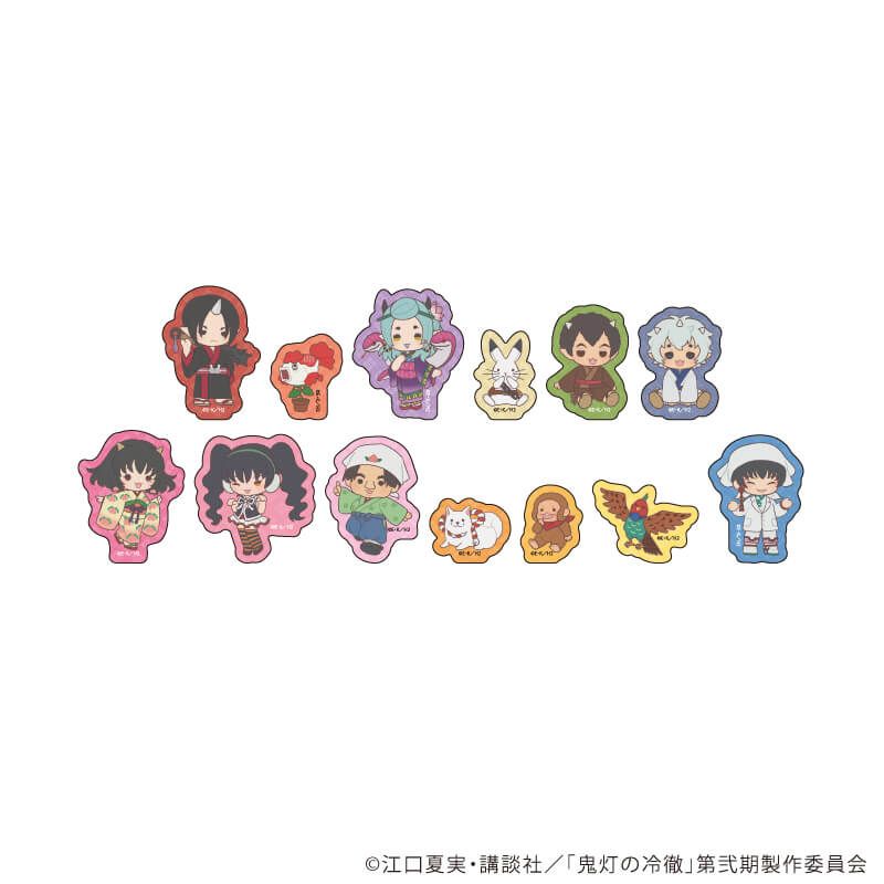 フレークシール(13種セット)「TVアニメ『鬼灯の冷徹』」01/集合デザイン(ぽてぬいアート)