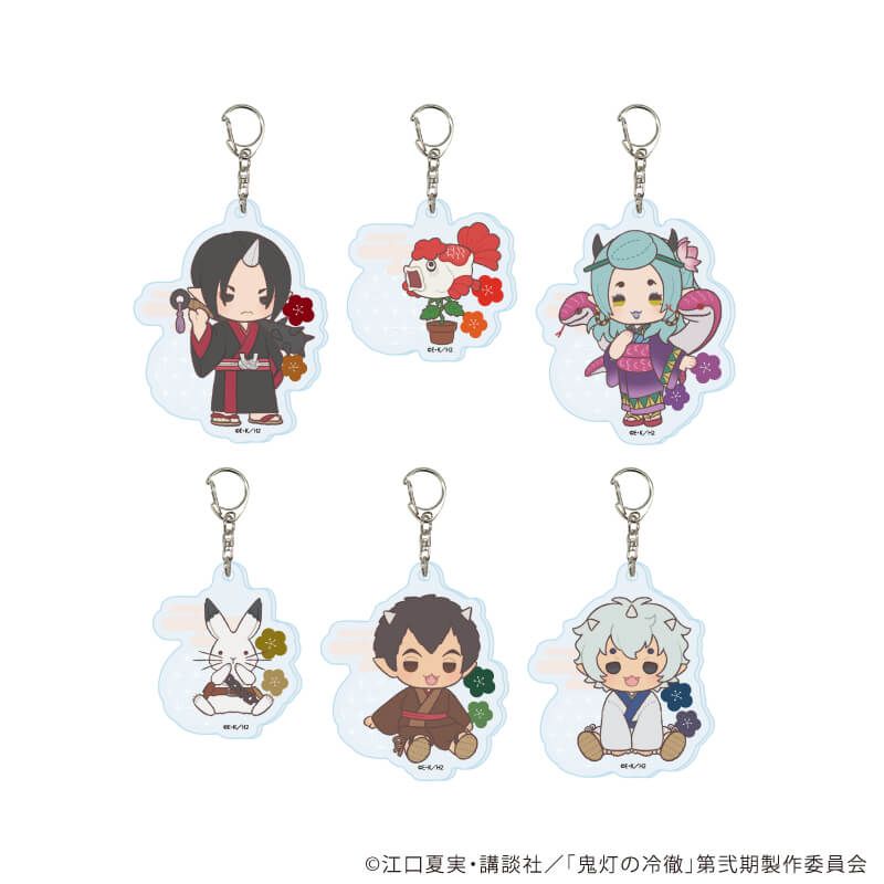 アクリルキーホルダー「TVアニメ『鬼灯の冷徹』」03/コンプリートセット(全6種)(ぽてぬいアート)