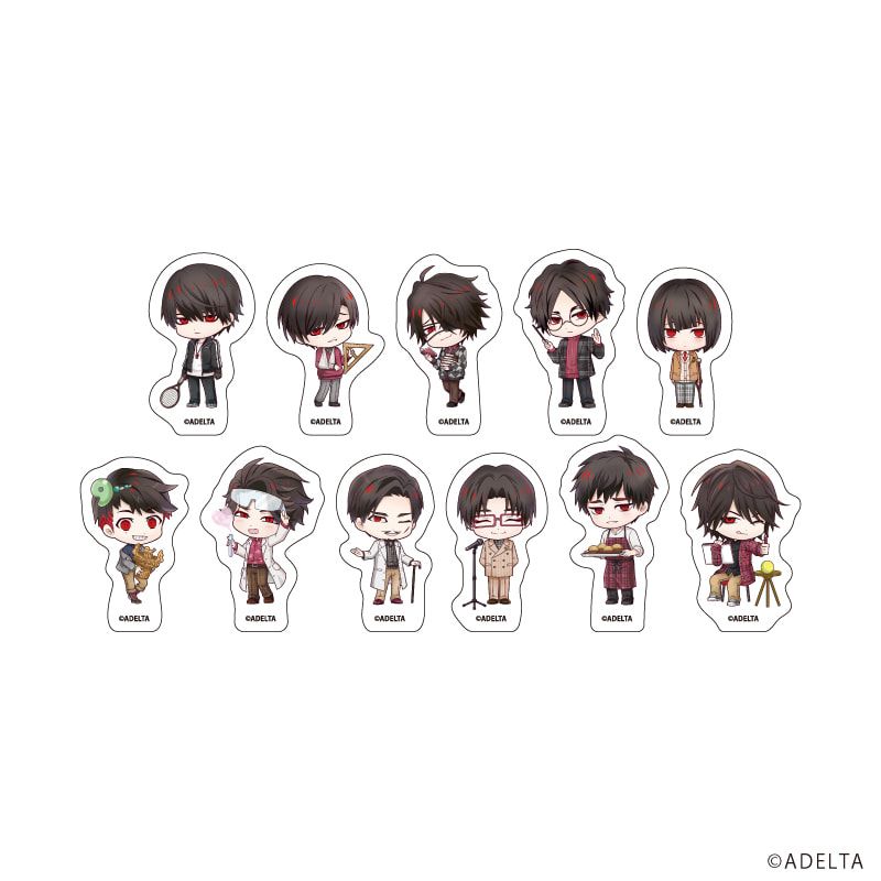 フレークシール(11枚セット)「大穢」02/学園ver. (ミニキャライラスト)