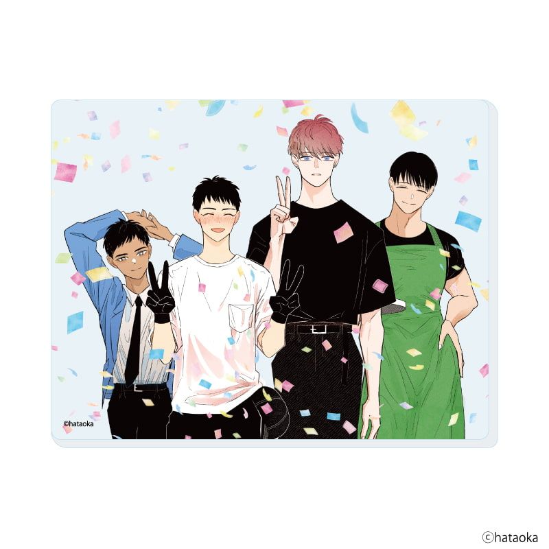 アクリルカード「バイトの宮川君は店長が好き」01/コンプリートセット(全5種)(公式&描き下ろしイラスト)