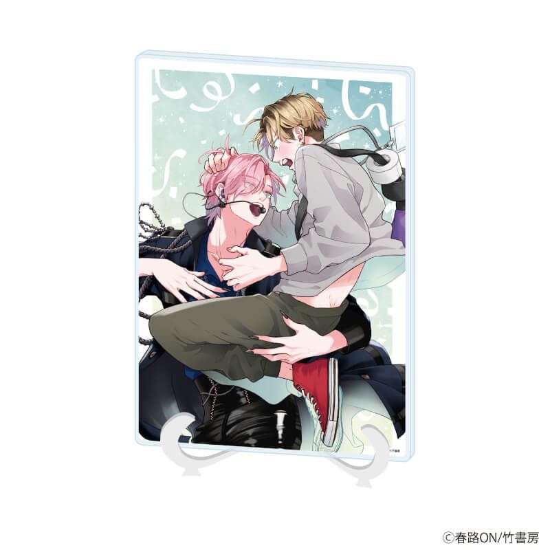 アクリルアートボード(A5サイズ)「春路ON先生」01/「箱推しBLフェア～アイドルたちとのカフェタイム～」(公式イラスト)