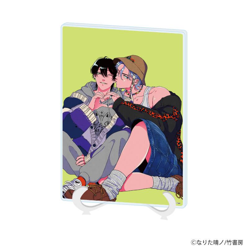 アクリルアートボード(A5サイズ)「なりた晴ノ先生」01/「箱推しBLフェア～アイドルたちとのカフェタイム～」(公式イラスト)