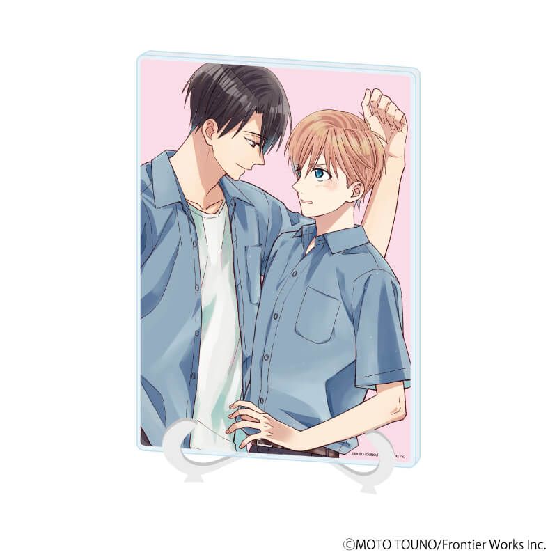 アクリルアートボード(A5サイズ)「灯乃モト先生」01/「箱推しBLフェア～アイドルたちとのカフェタイム～」(公式イラスト)