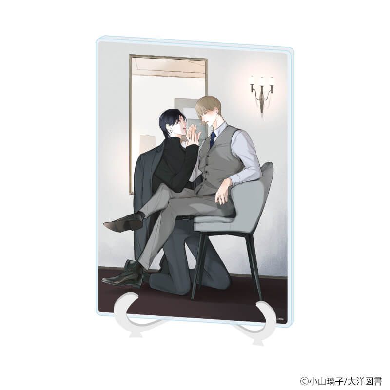 アクリルアートボード(A5サイズ)「小山璃子先生」02/「箱推しBLフェア～アイドルたちとのカフェタイム～」(公式イラスト)