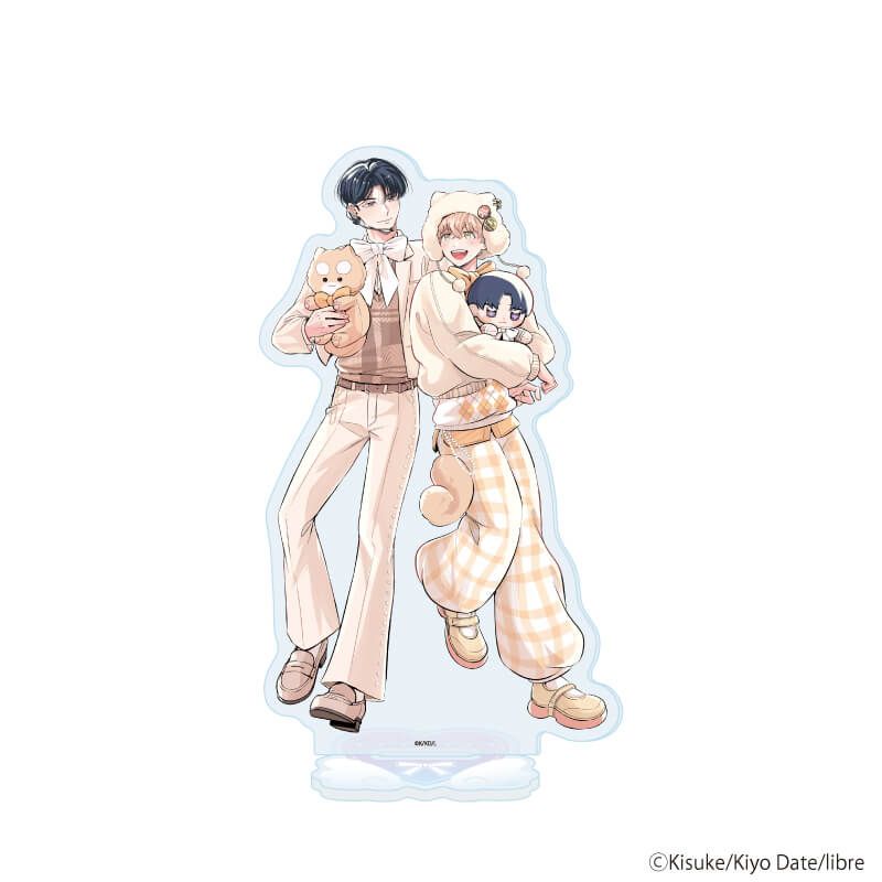 アクリルスタンド「黄助先生&伊達きよ先生」01/「箱推しBLフェア～アイドルたちとのカフェタイム～」(描き下ろしイラスト)