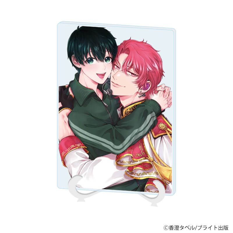 アクリルアートボード(A5サイズ)「香澄タベル先生」01/「箱推しBLフェア～アイドルたちとのカフェタイム～」(公式イラスト)