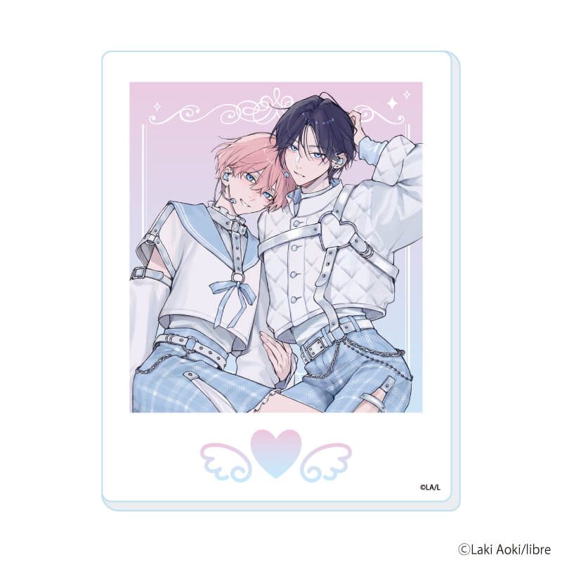 アクリルカード「箱推しBLフェア～アイドルたちとのカフェタイム～」02/コンプリートセット(全8種)(描き下ろしイラスト)