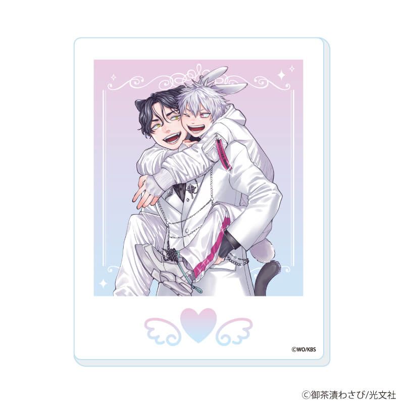 アクリルカード「箱推しBLフェア～アイドルたちとのカフェタイム～」01/コンプリートセット(全7種)(描き下ろしイラスト)