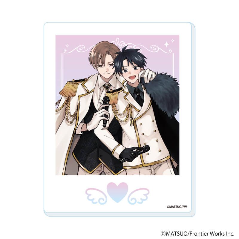 アクリルカード「箱推しBLフェア～アイドルたちとのカフェタイム～」01/コンプリートセット(全7種)(描き下ろしイラスト)