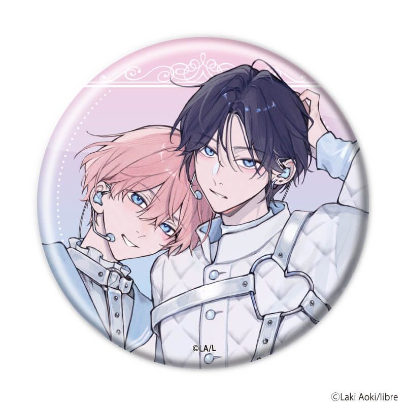 缶バッジ「箱推しBLフェア～アイドルたちとのカフェタイム～」02/コンプリートセット(全8種)(描き下ろしイラスト)