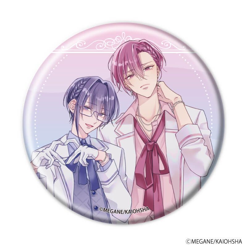 缶バッジ「箱推しBLフェア～アイドルたちとのカフェタイム～」01/コンプリートセット(全7種)(描き下ろしイラスト)