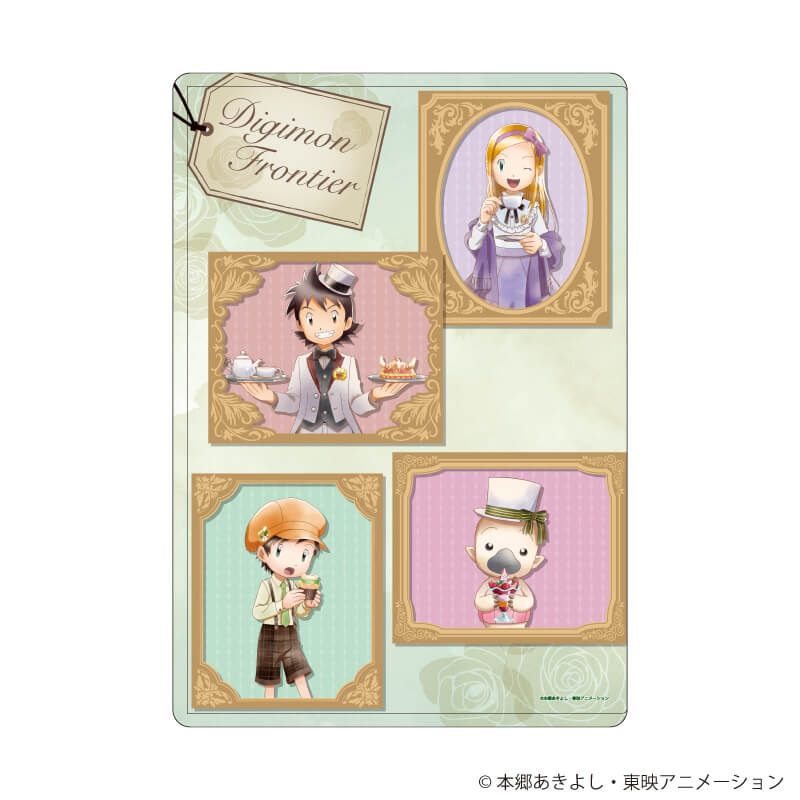 キャラクリアケース「デジモンフロンティア」05/Aデザイン お茶会ver.(描き下ろしイラスト)