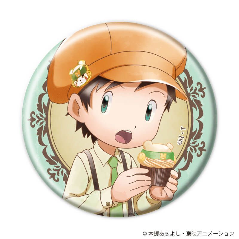 缶バッジ「デジモンフロンティア」03/お茶会ver. ブラインド(8種)(描き下ろしイラスト)