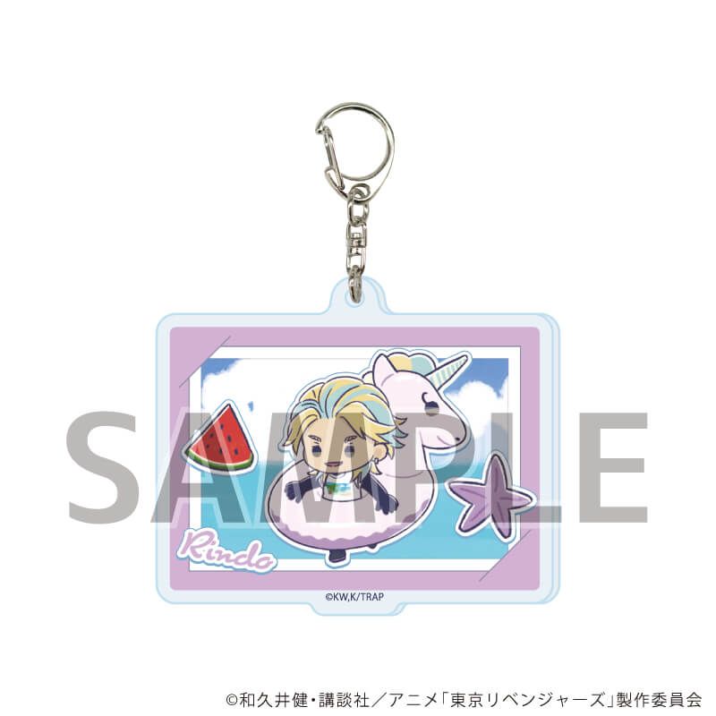 アクリルキーホルダー「TVアニメ『東京リベンジャーズ』」13/アニマル浮き輪ver. ブラインド(8種)(グラフアートイラスト)