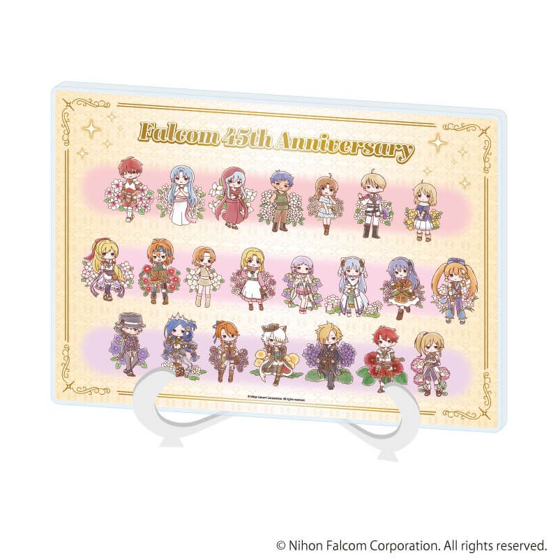 アクリルアートボード(A5サイズ)「ファルコム45周年」02/B(レトロアートイラスト)
