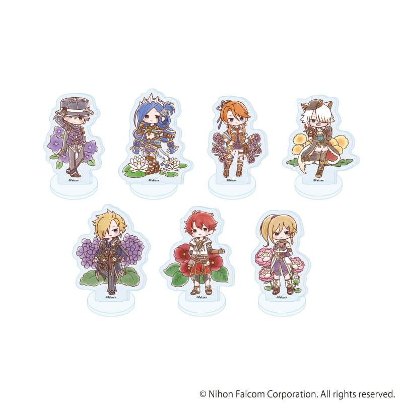 アクリルぷちスタンド「ファルコム45周年」06/コンプリートセット(全7種)(レトロアートイラスト)